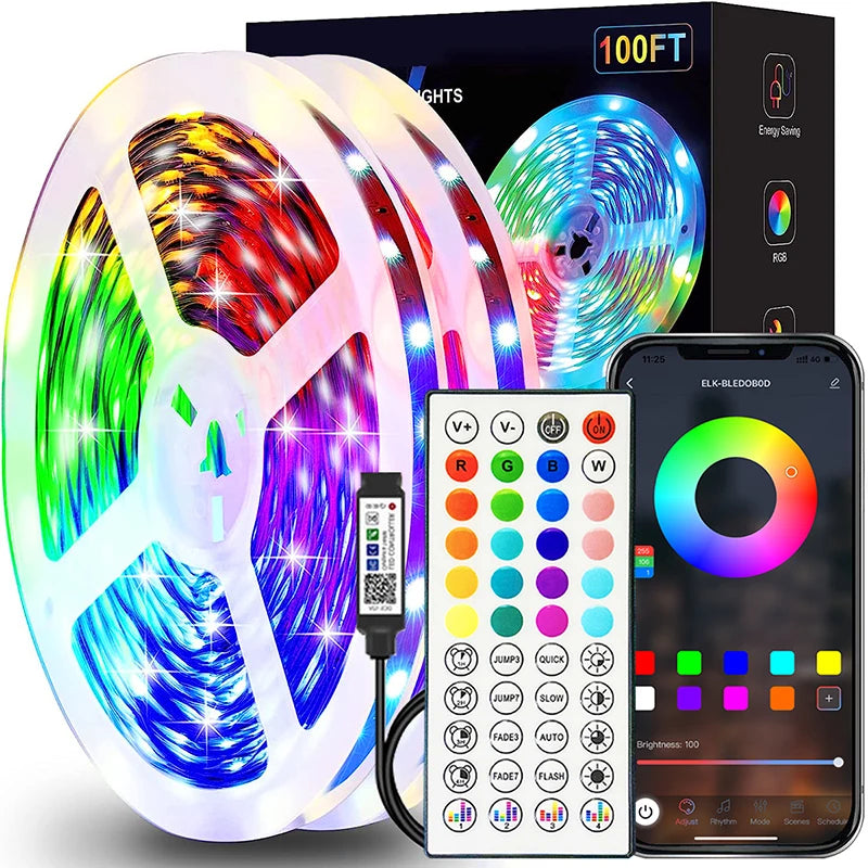RGB Led Strip Lights 1M-40M for bedroom decor