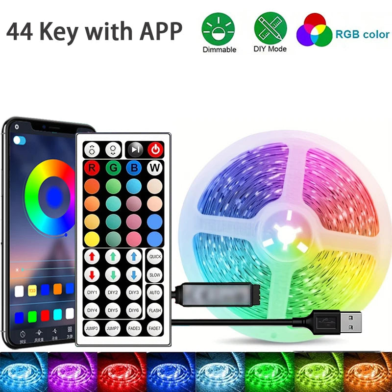 RGB Led Strip Lights 1M-40M for bedroom decor