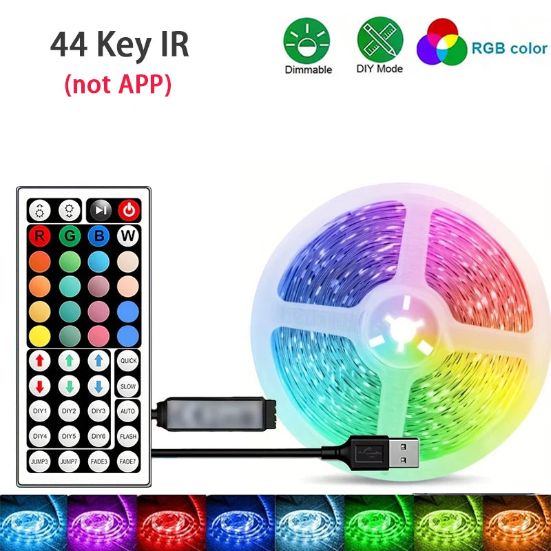 RGB Led Strip Lights 1M-40M for bedroom decor
