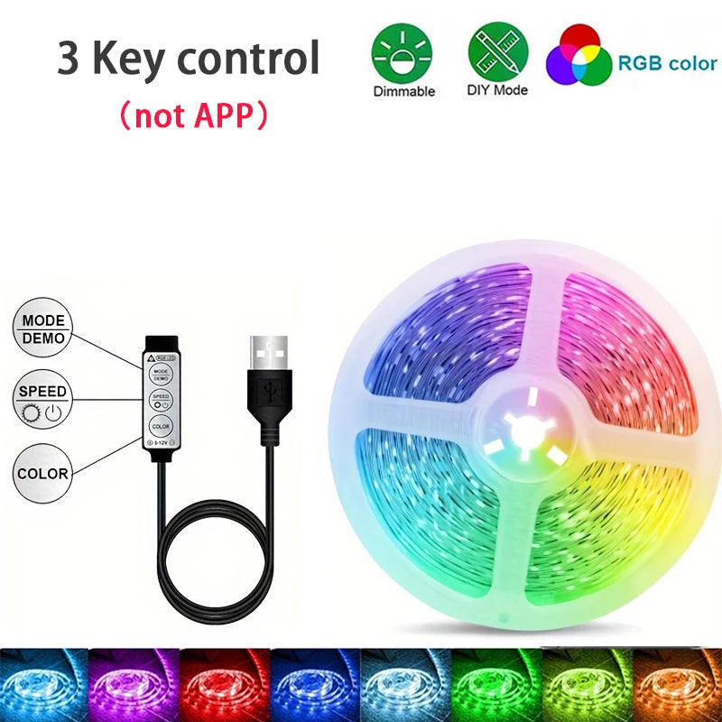 RGB Led Strip Lights 1M-40M for bedroom decor