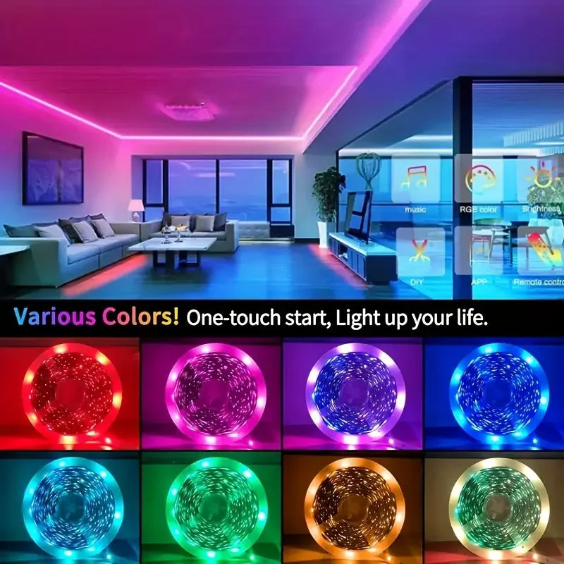 RGB Led Strip Lights 1M-40M for bedroom decor