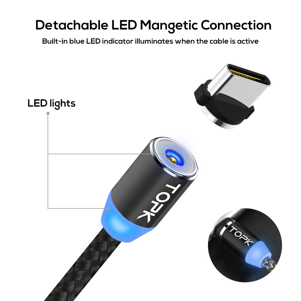 Magnetic Charging Cable 3 IN 1