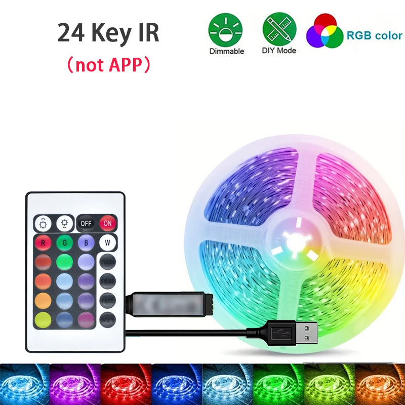 RGB Led Strip Lights 1M-40M for bedroom decor